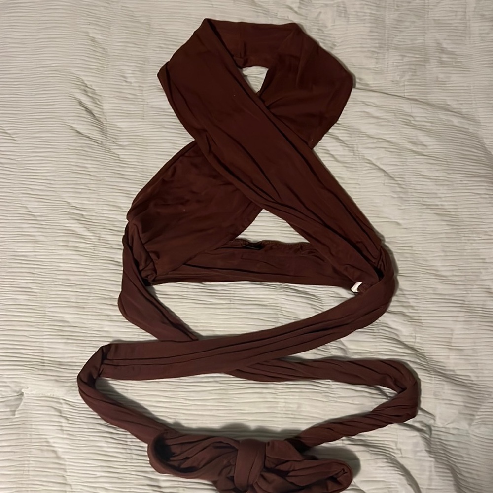 Brown Crop Top